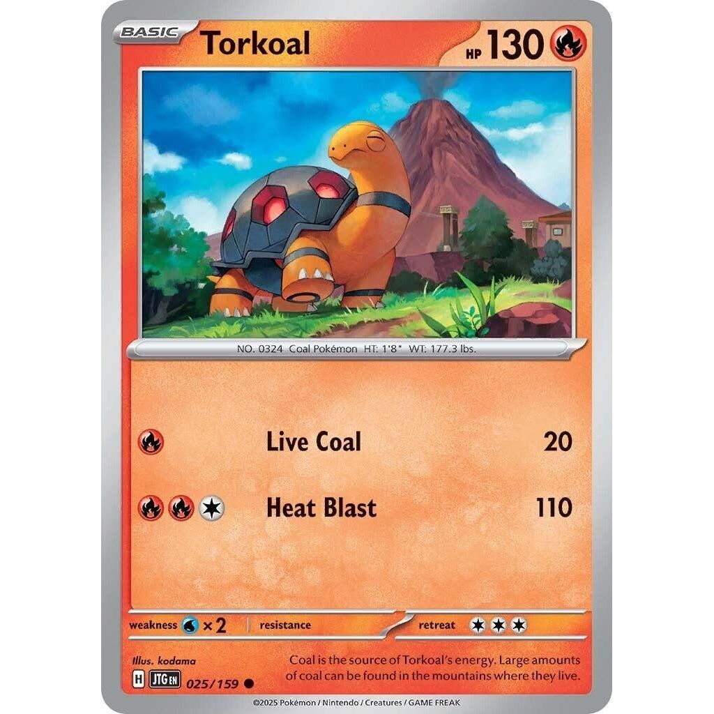 Image for Torkoal (025/159) (JTG) - Pokemon