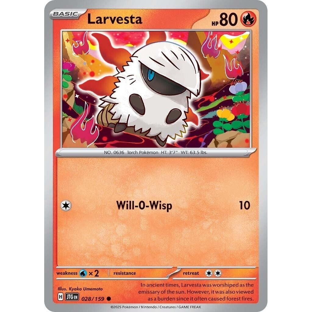 Image for Larvesta (028/159) (JTG) - Pokemon