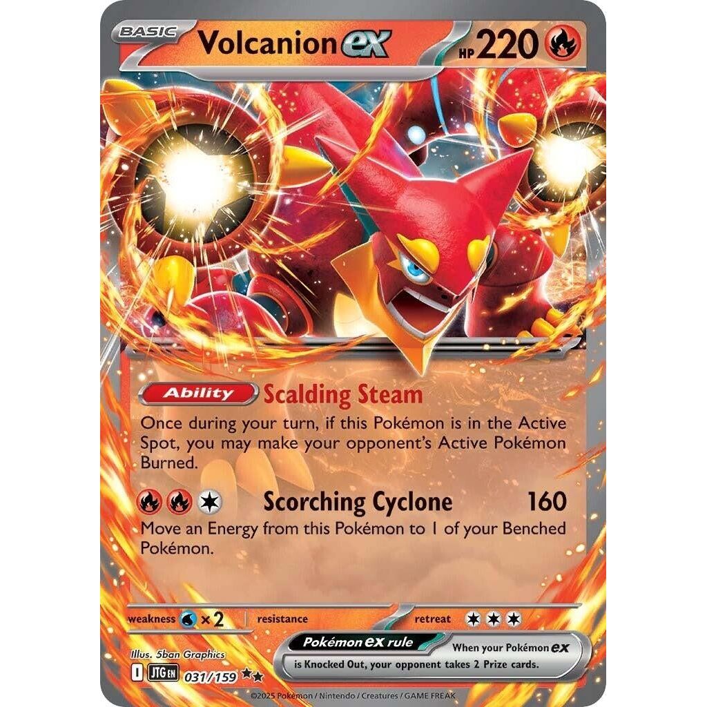 Image for Volcanion ex (031/159) (JTG) - Pokemon