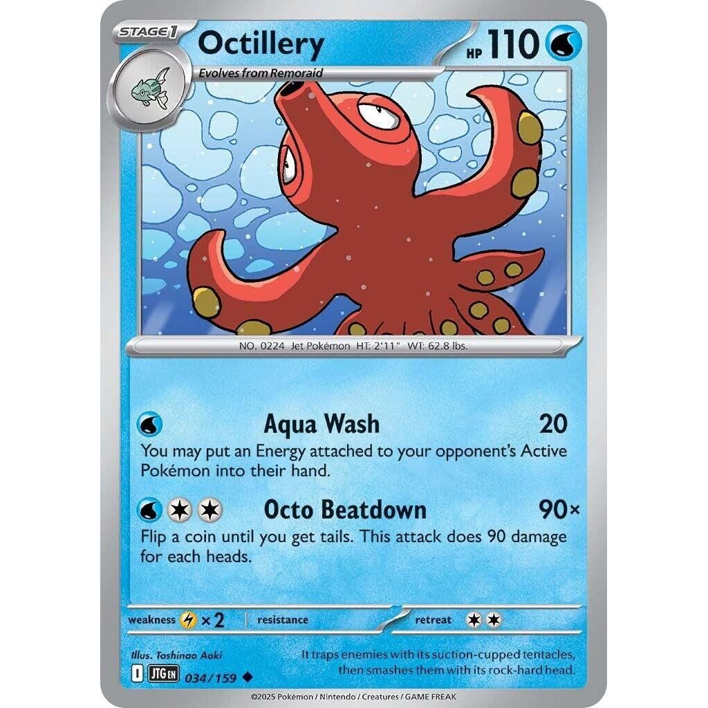 Image for Octillery (034/159) (JTG) - Pokemon