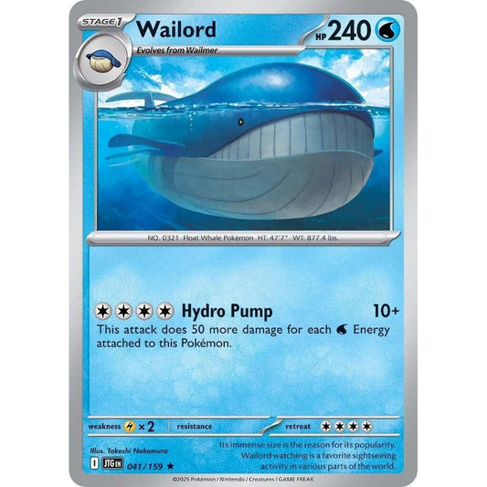 Image for Wailord (041/159) (JTG) - Pokemon