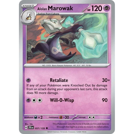 Image for Alolan Marowak (057/159) (JTG) - Pokemon