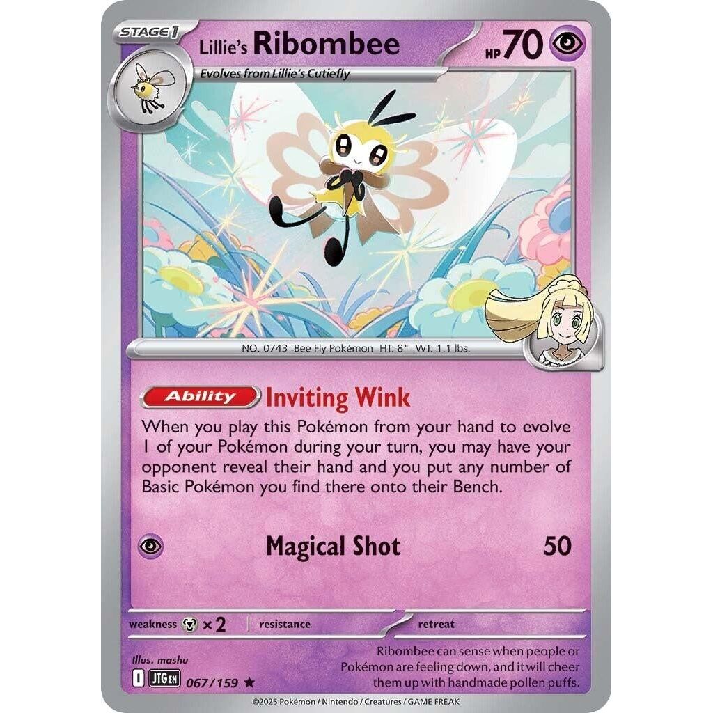 Image for Lillie's Ribombee (067/159) (JTG) - Pokemon
