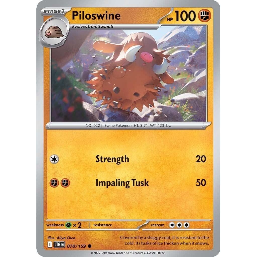 Image for Piloswine (078/159) (JTG) - Pokemon