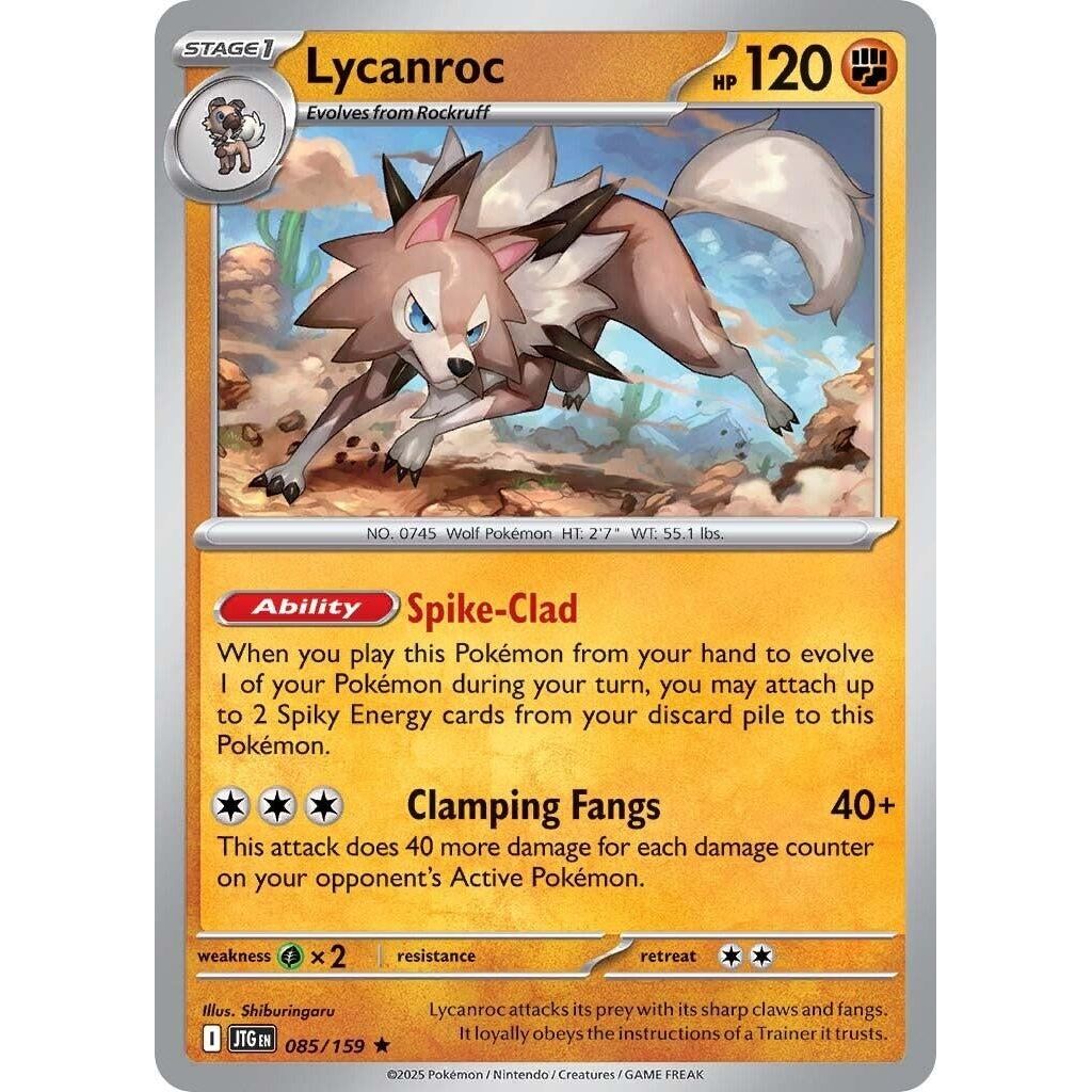 Image for Lycanroc (085/159) (JTG) - Pokemon
