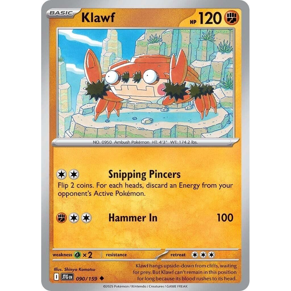 Image for Klawf (090/159) (JTG) - Pokemon
