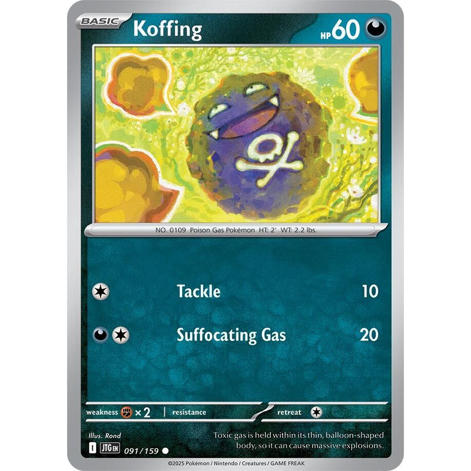 Image for Koffing (091/159) (JTG) - Pokemon