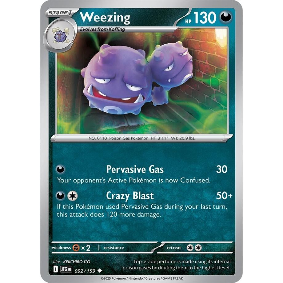 Image for Weezing (092/159) (JTG) - Pokemon