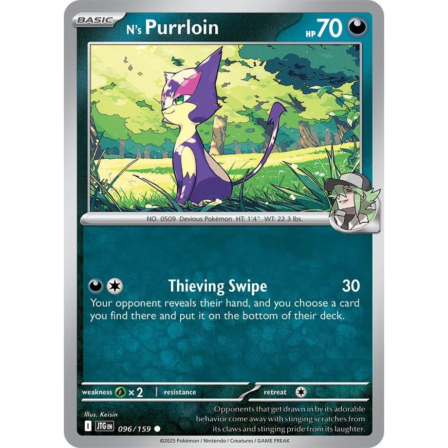 Image for N's Purrloin (096/159) (JTG) - Pokemon