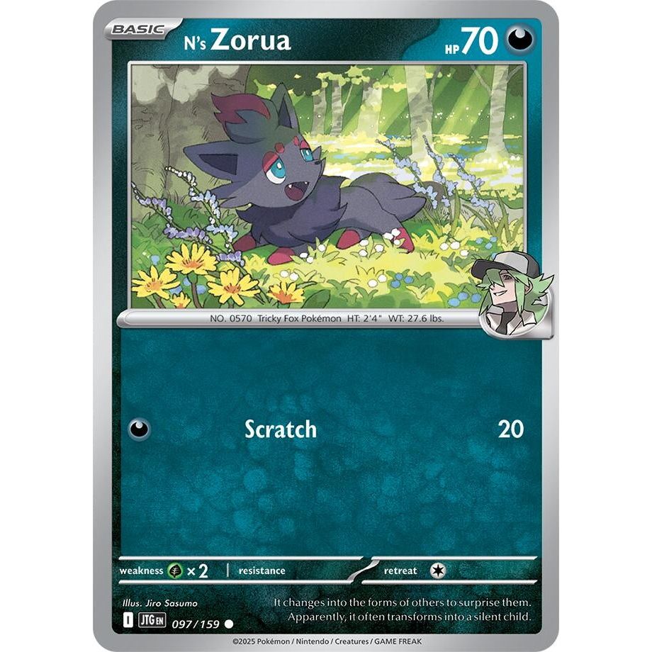 Image for N's Zorua (097/159) (JTG) - Pokemon
