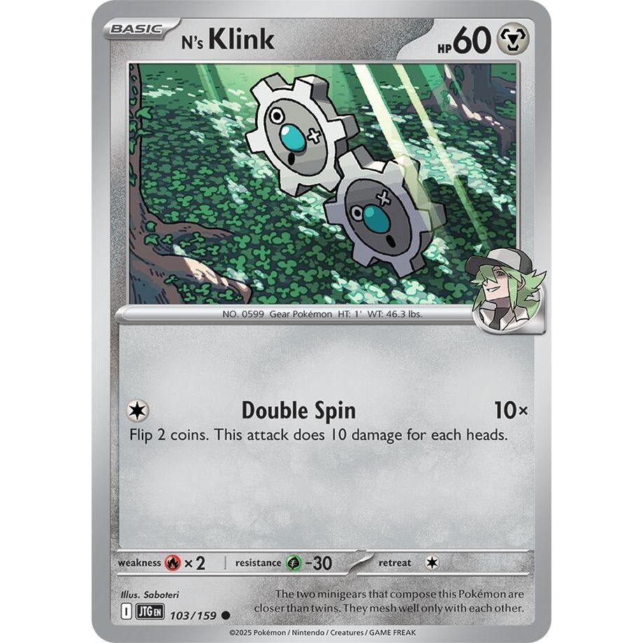 Image for N's Klink (103/159) (JTG) - Pokemon