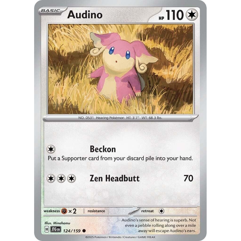 Image for Audino (124/159) (JTG) - Pokemon