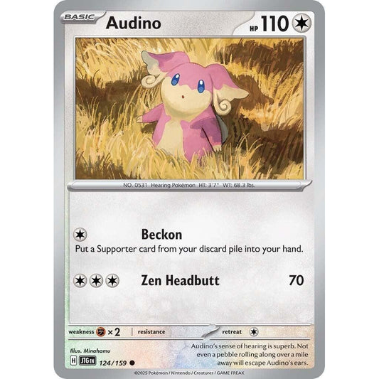 Image for Audino (124/159) (JTG) - Pokemon