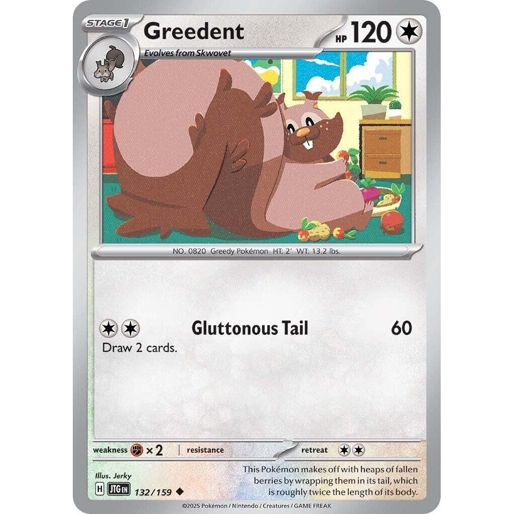 Image for Greedent (132/159) (JTG) - Pokemon