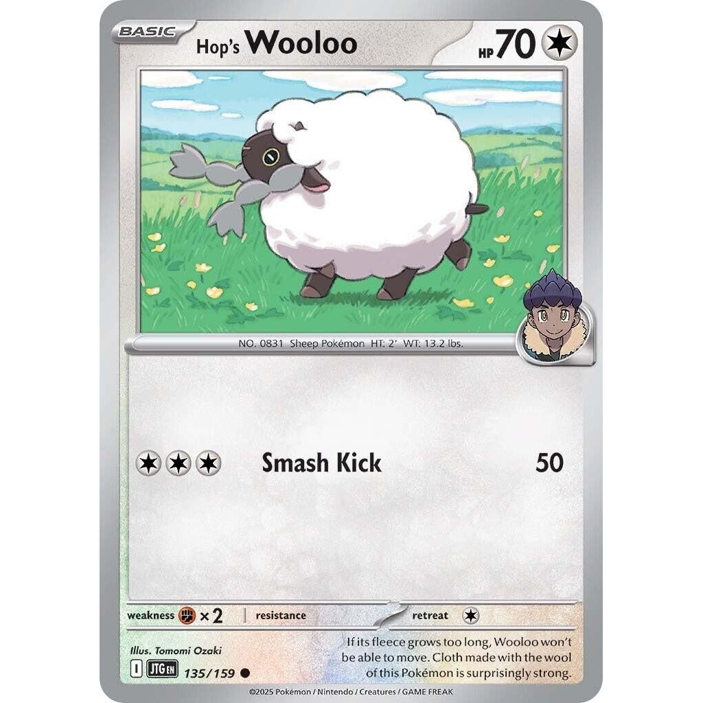 Image for Hop's Wooloo (135/159) (JTG) - Pokemon