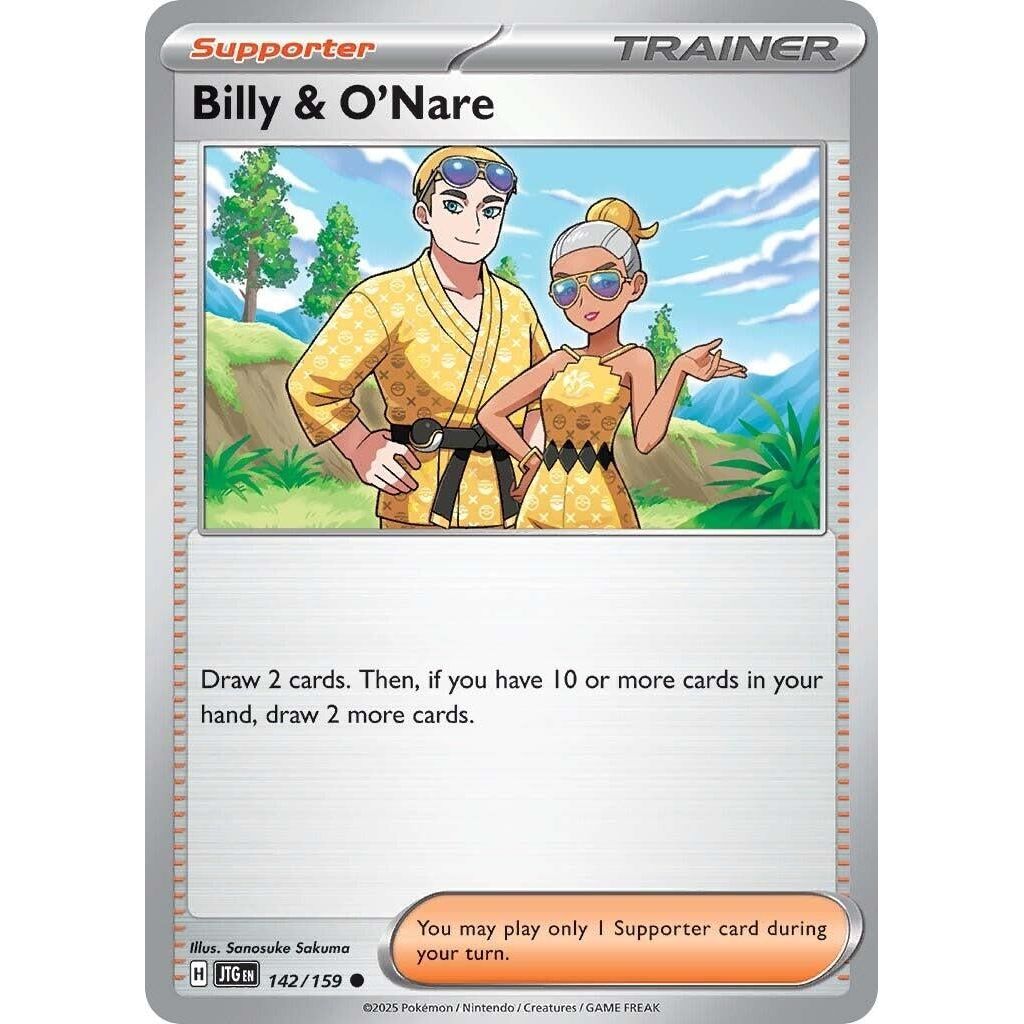 Image for Billy & O'Nare (142/159) (JTG) - Pokemon