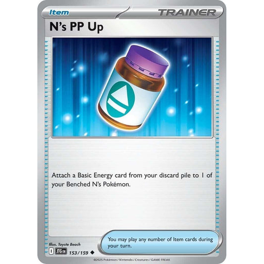 Image for N's PP Up (153/159) (JTG) - Pokemon