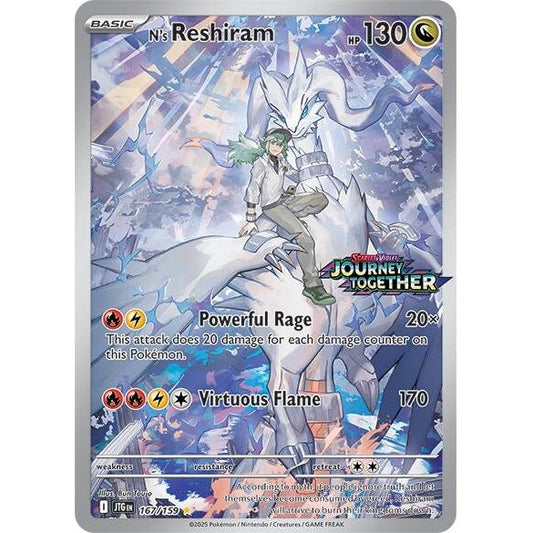 Image for N's Reshiram - 167/159 (Journey Together Stamped) (167/159) (JTG) - Pokemon