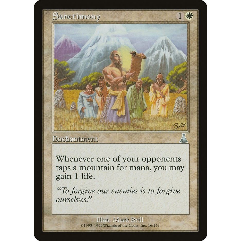 Image for Sanctimony (16) (UDS) - Magic: The Gathering
