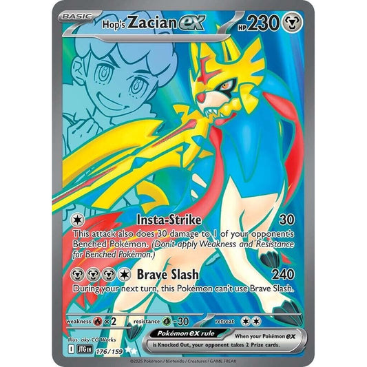 Image for Hop's Zacian ex (176/159) (JTG) - Pokemon