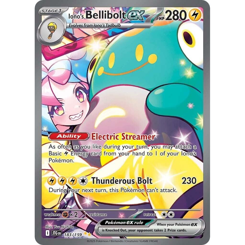 Image for Iono's Bellibolt ex (183/159) (JTG) - Pokemon