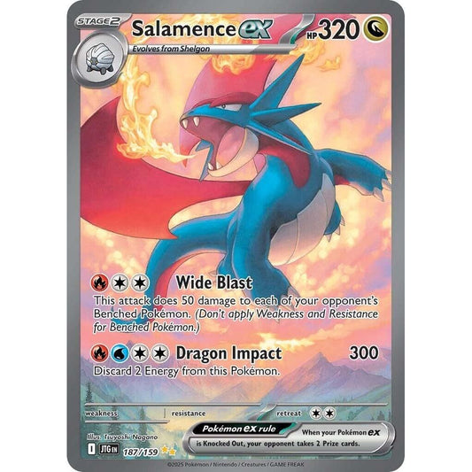Image for Salamence ex (187/159) (JTG) - Pokemon