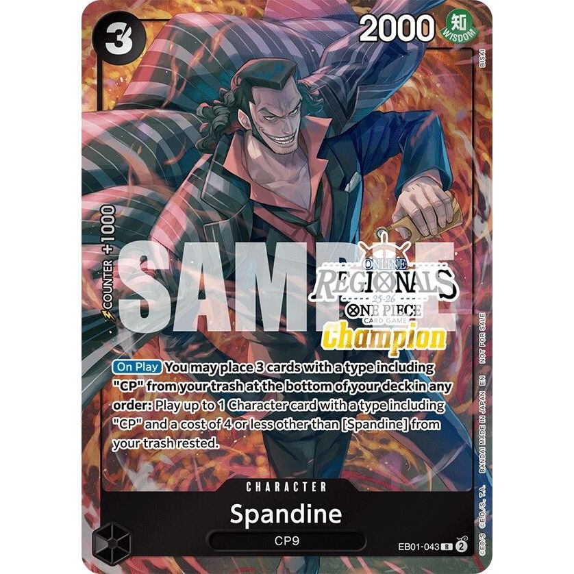 Image for Spandine (Regional Champion Card Set 2025 Vol.1) (EB01-043) (OP-PR) - One Piece Card Game