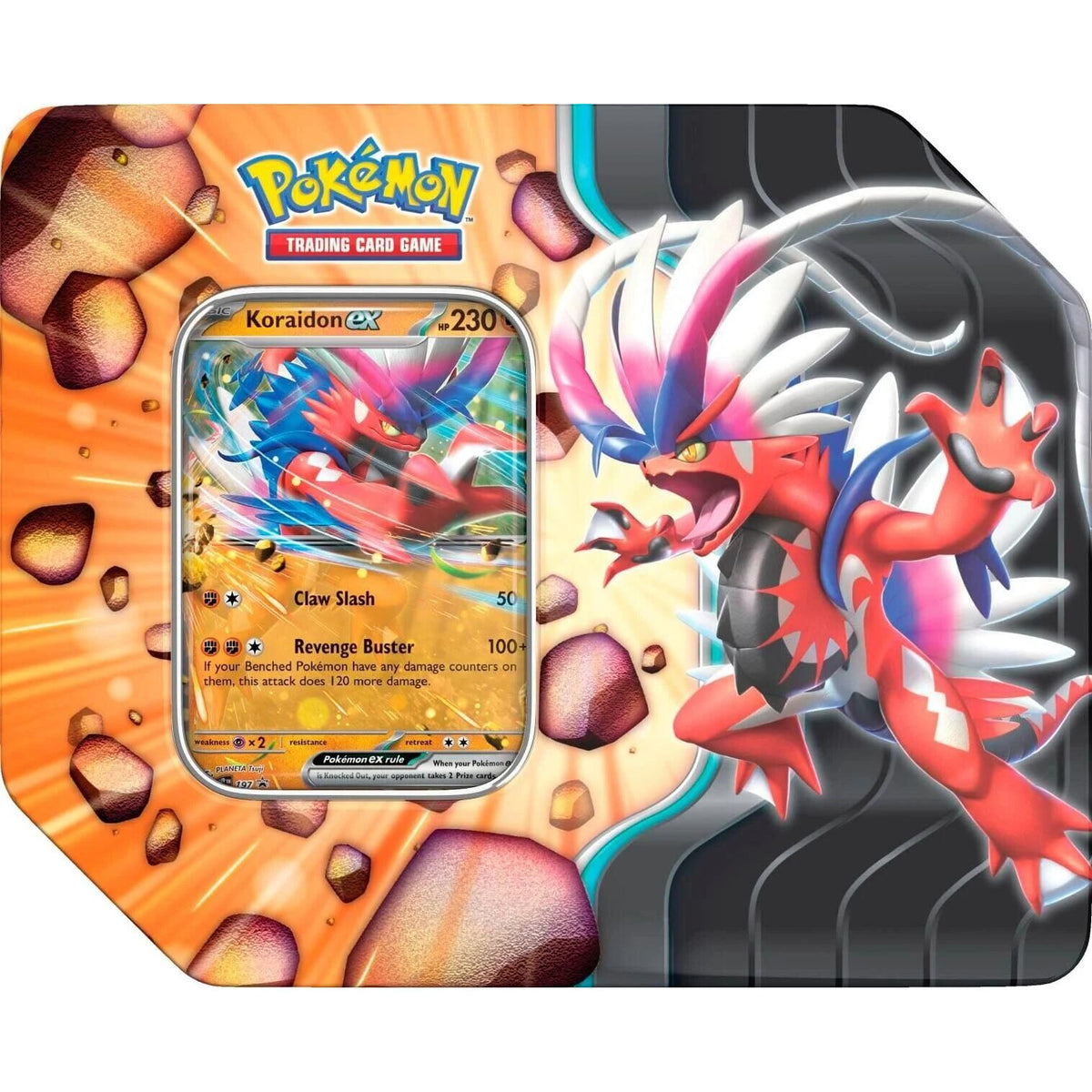 Image for Slashing Legends Tin [Koraidon ex] - Pokemon