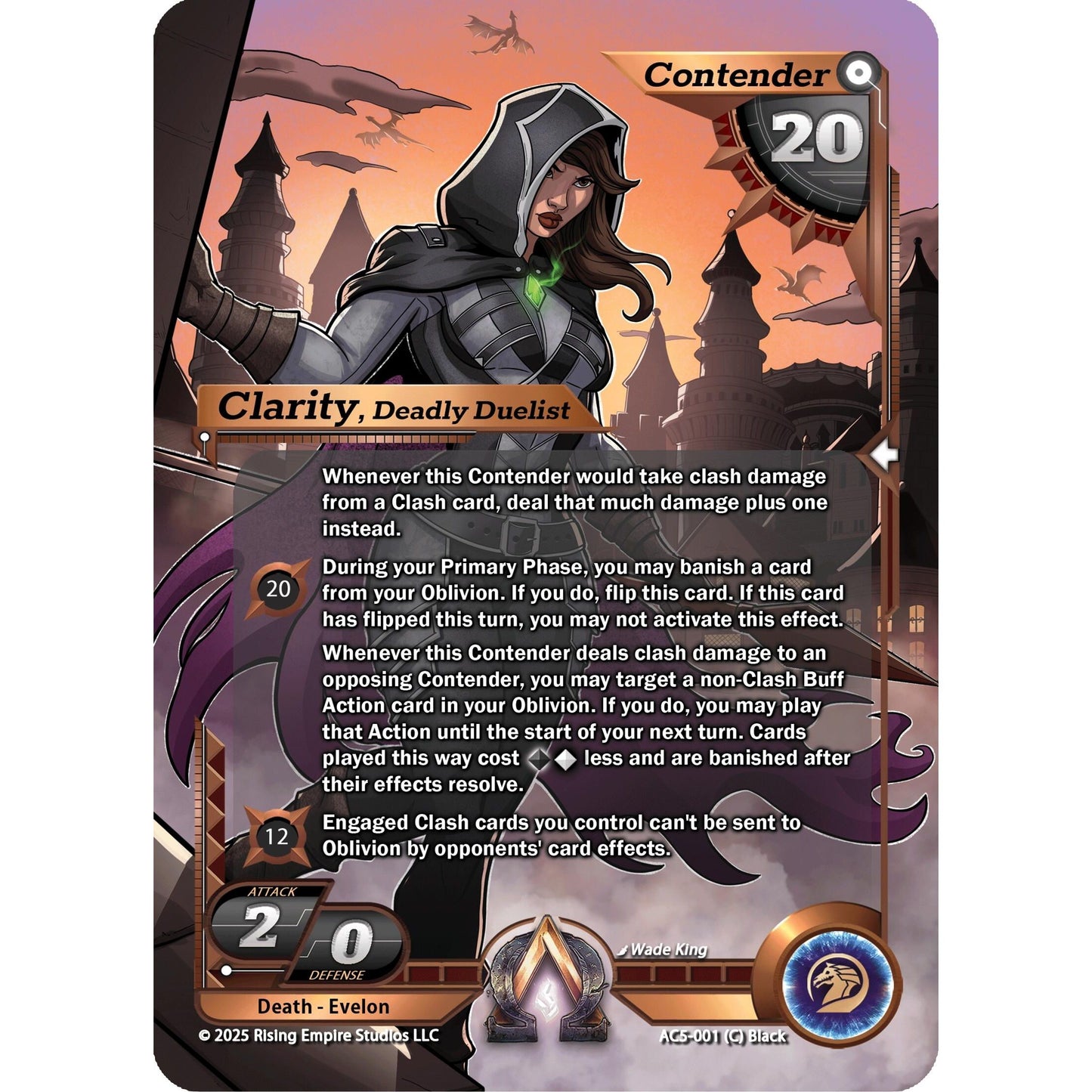 Image for Clarity, Deadly Duelist (AC5-001) (AC5) - Alpha Clash