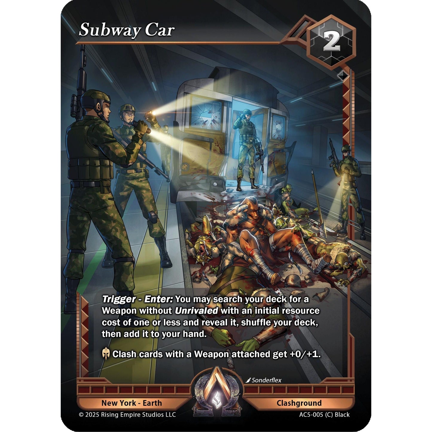 Image for Subway Car (AC5-005) (AC5) - Alpha Clash