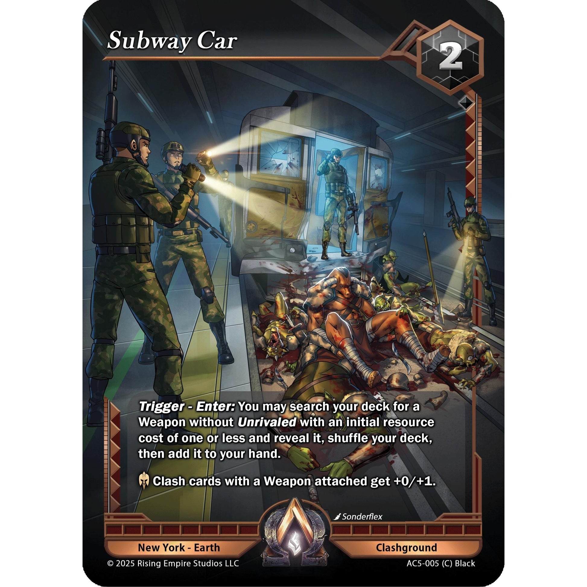 Image for Subway Car (AC5-005) (AC5) - Alpha Clash