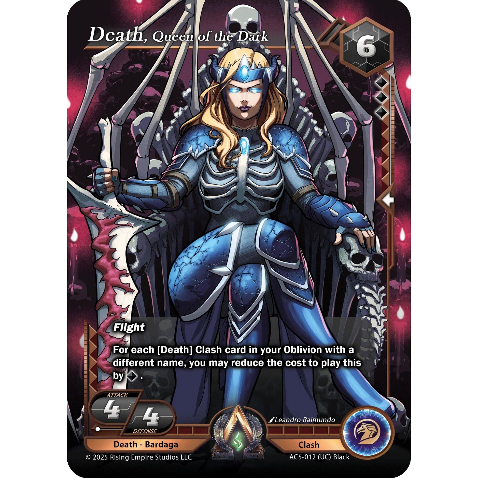 Image for Death, Queen of the Dark (AC5-012) (AC5) - Alpha Clash