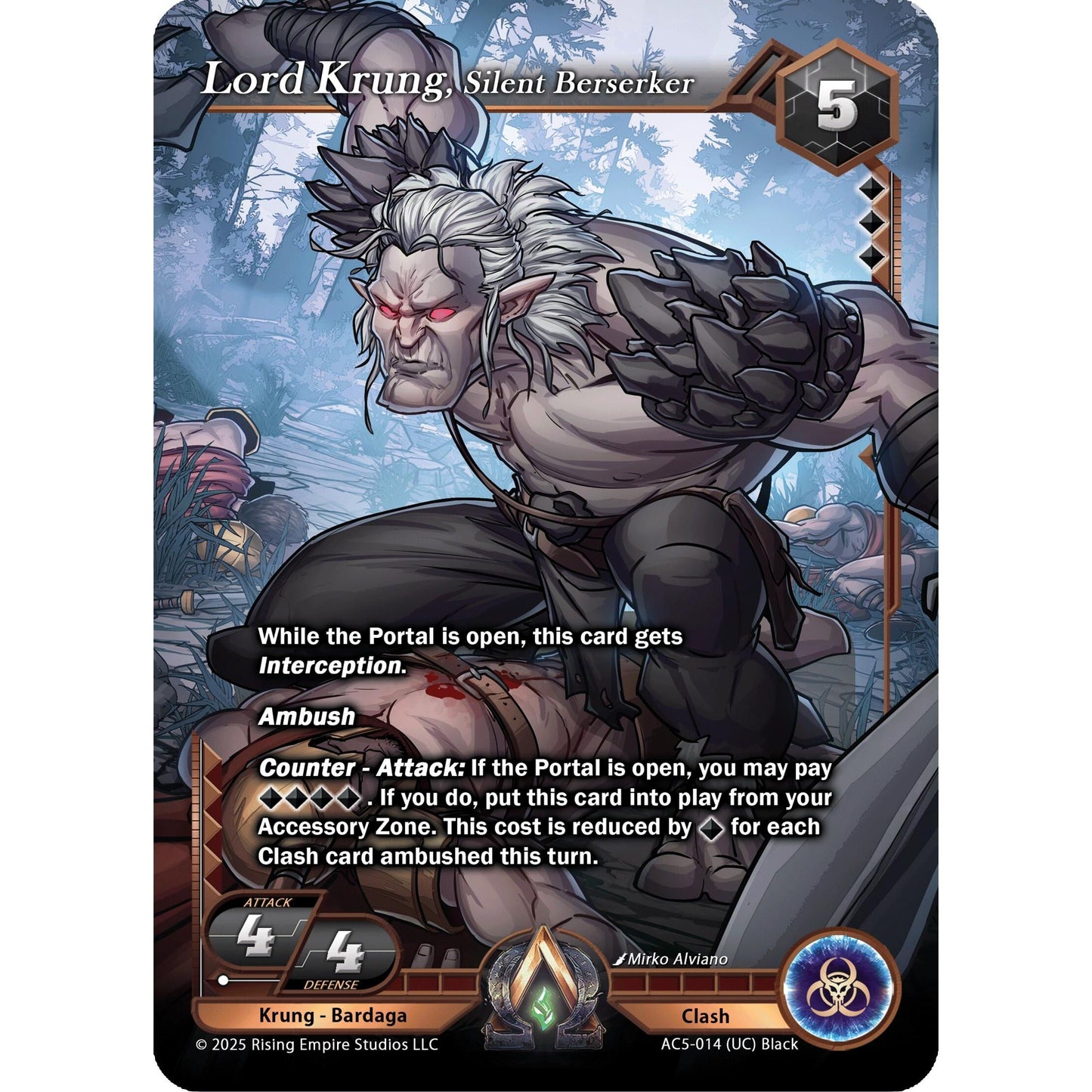 Image for Lord Krung, Silent Berserker (AC5-014) (AC5) - Alpha Clash