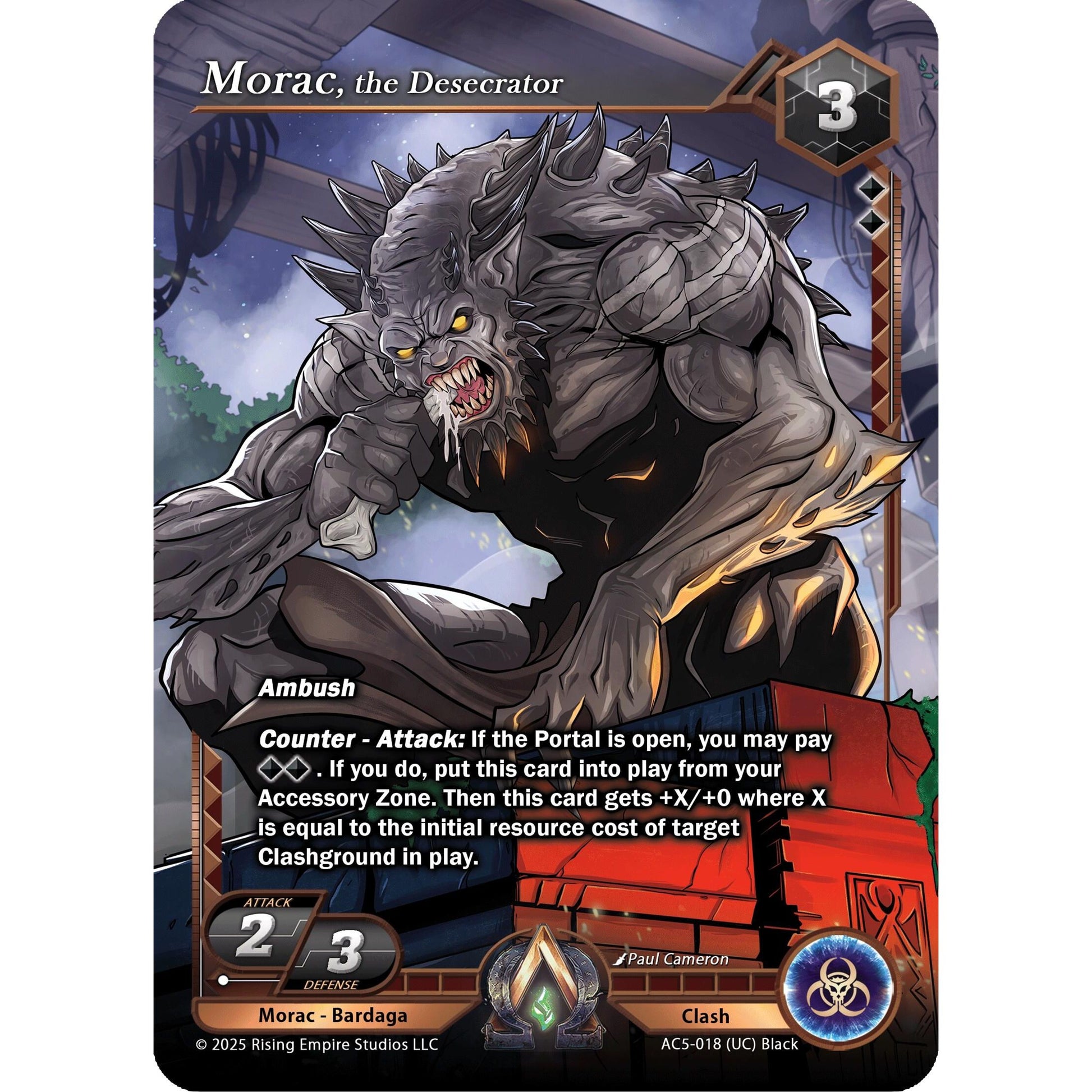Image for Morac, the Desecrator (AC5-018) (AC5) - Alpha Clash