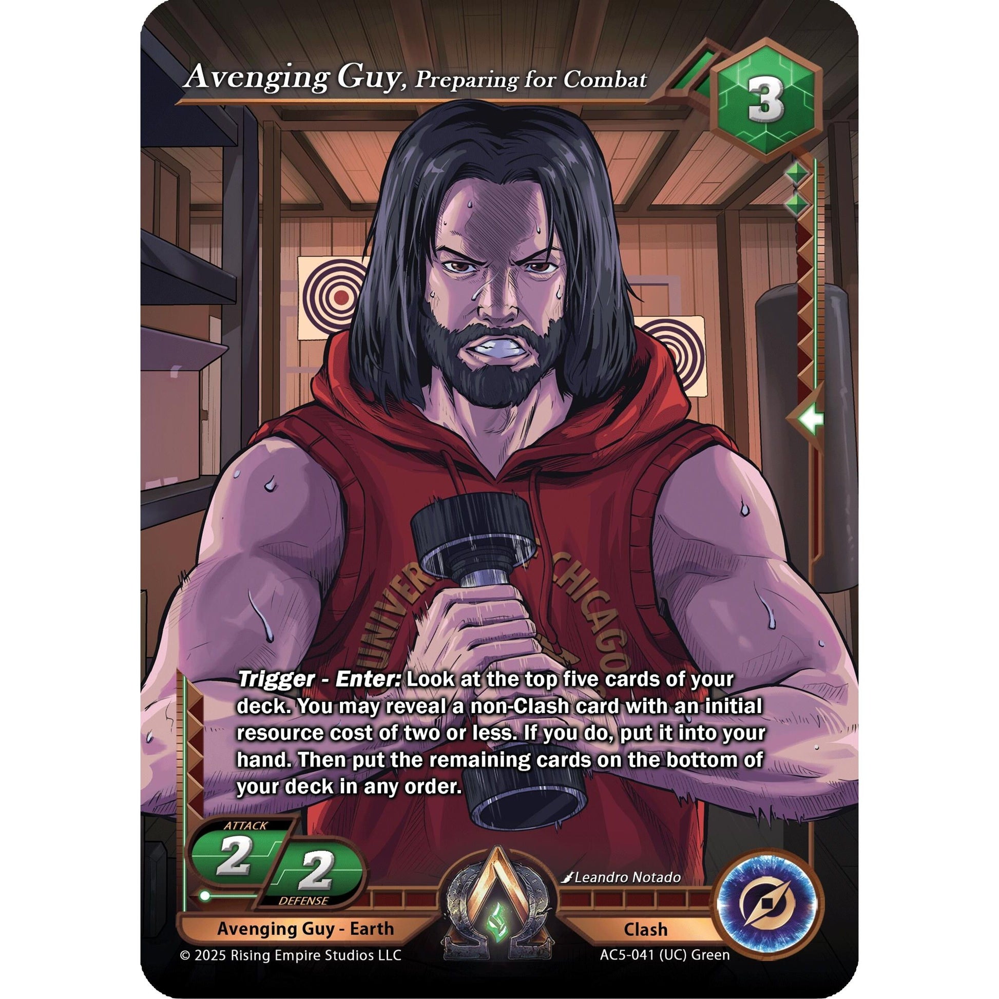 Image for Avenging Guy, Preparing for Combat (AC5-041) (AC5) - Alpha Clash
