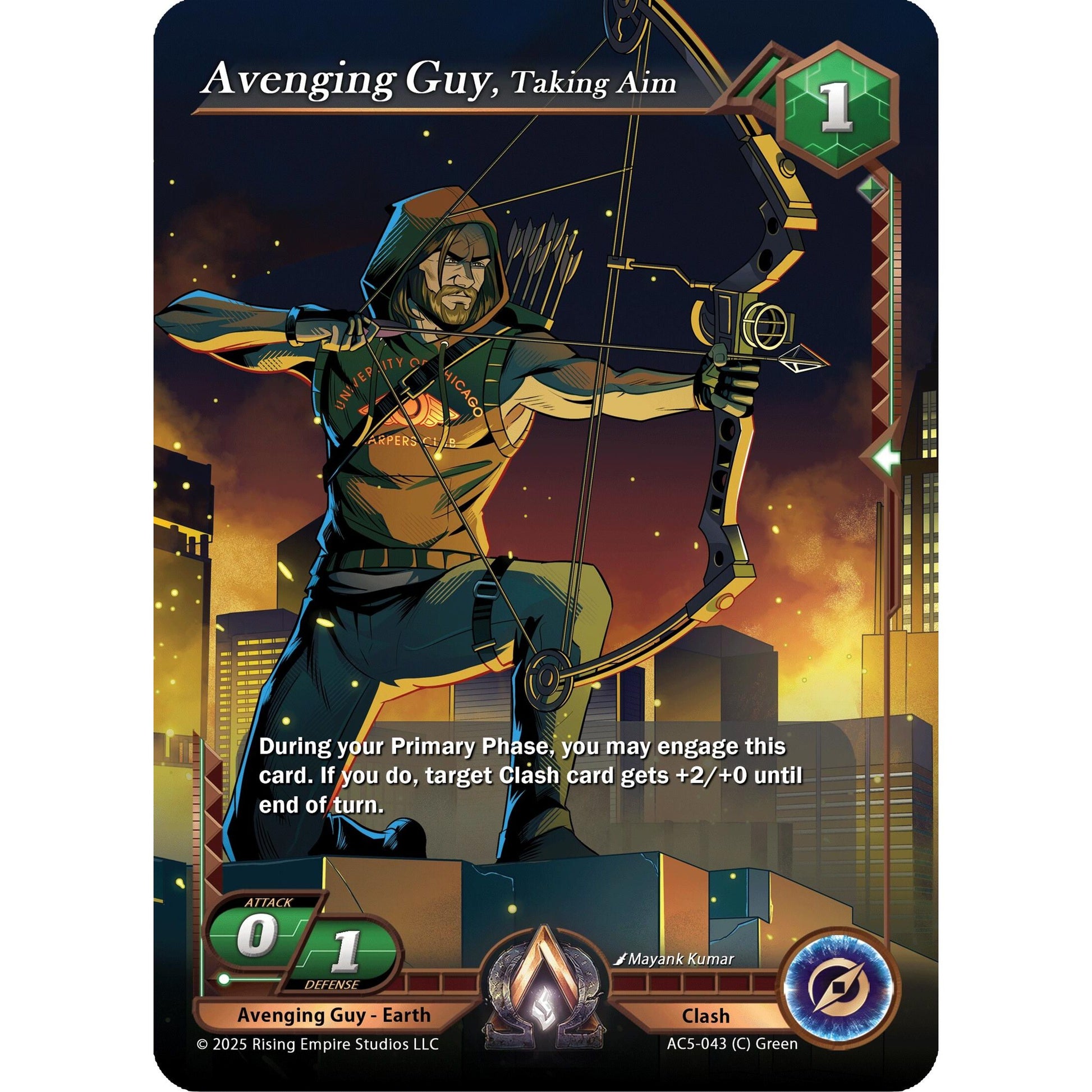 Image for Avenging Guy, Taking Aim (AC5-043) (AC5) - Alpha Clash