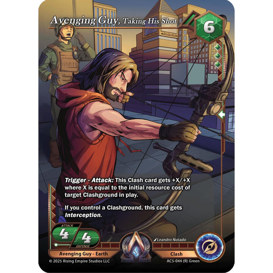 Image for Avenging Guy, Taking His Shot (AC5-044) (AC5) - Alpha Clash