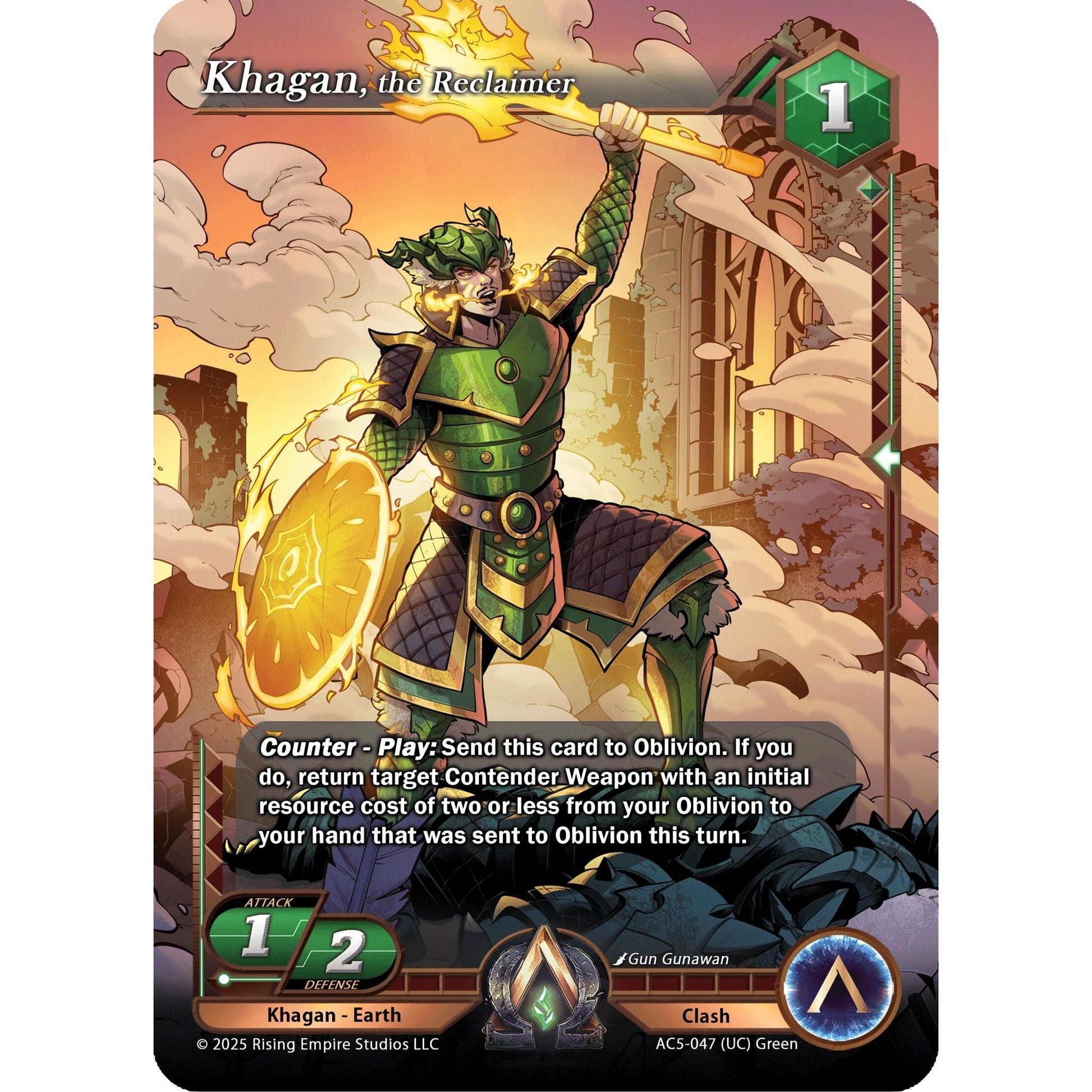 Image for Khagan, the Reclaimer (AC5-047) (AC5) - Alpha Clash
