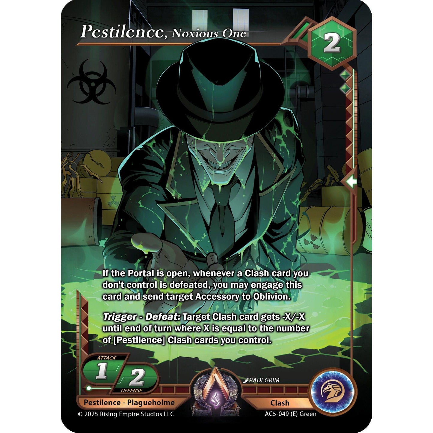 Image for Pestilence, Noxious One (AC5-049) (AC5) - Alpha Clash
