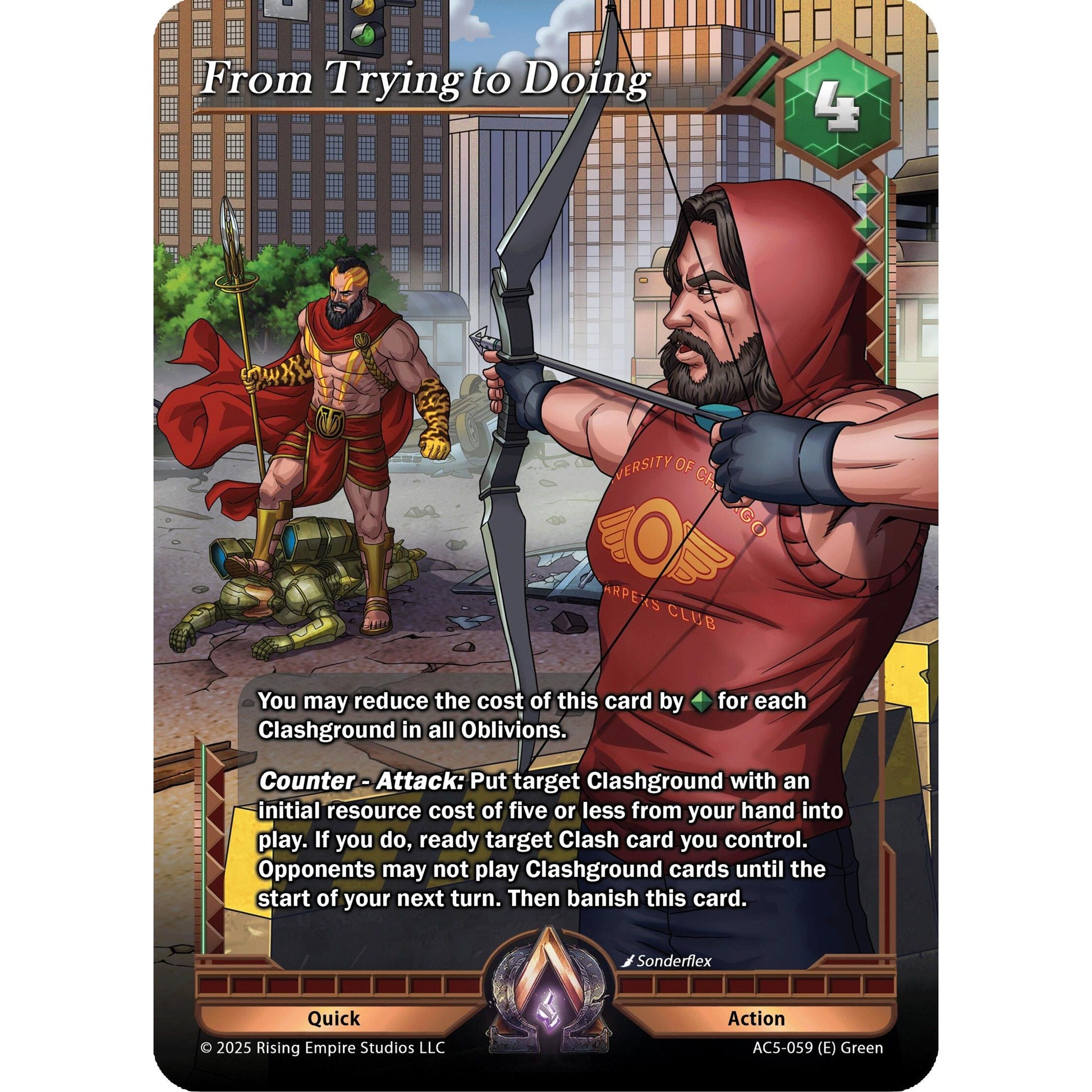 Image for From Trying to Doing (AC5-059) (AC5) - Alpha Clash