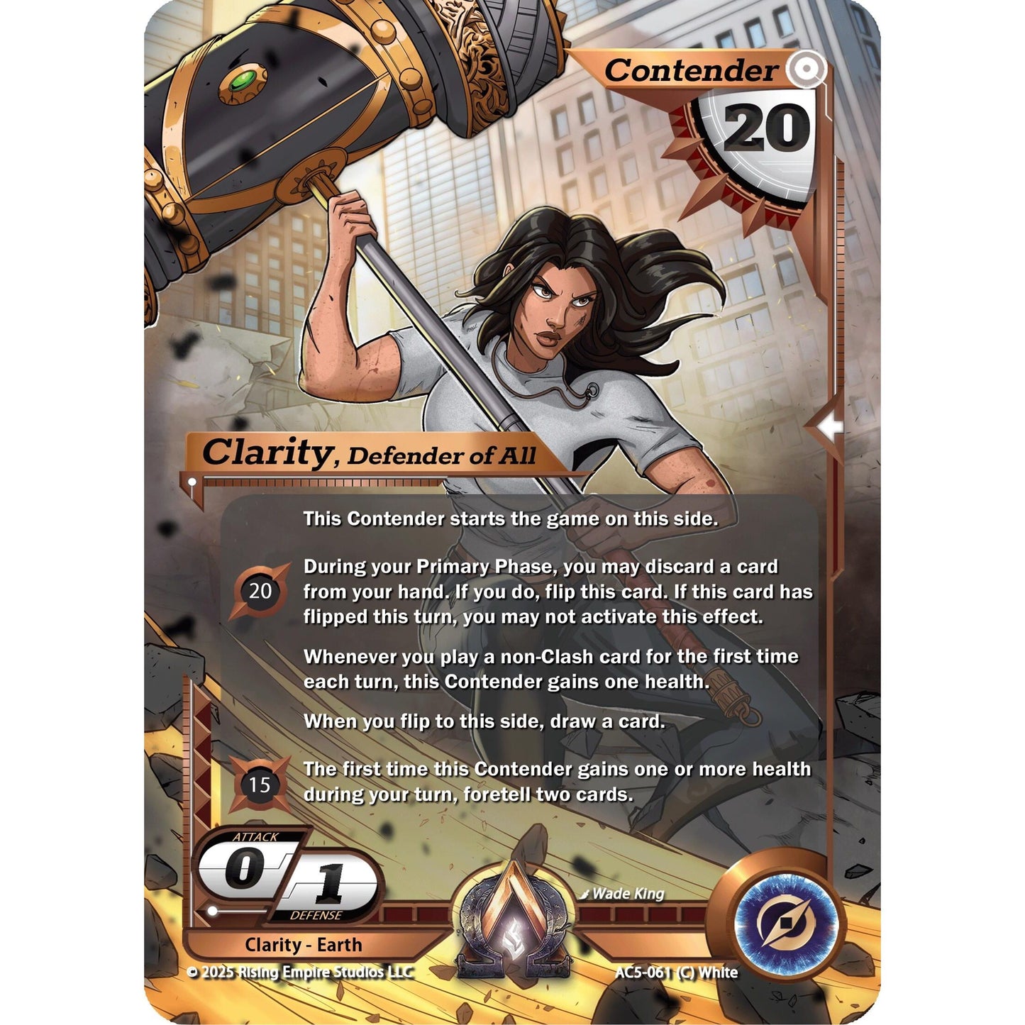 Image for Clarity, Defender of All (AC5-061) (AC5) - Alpha Clash