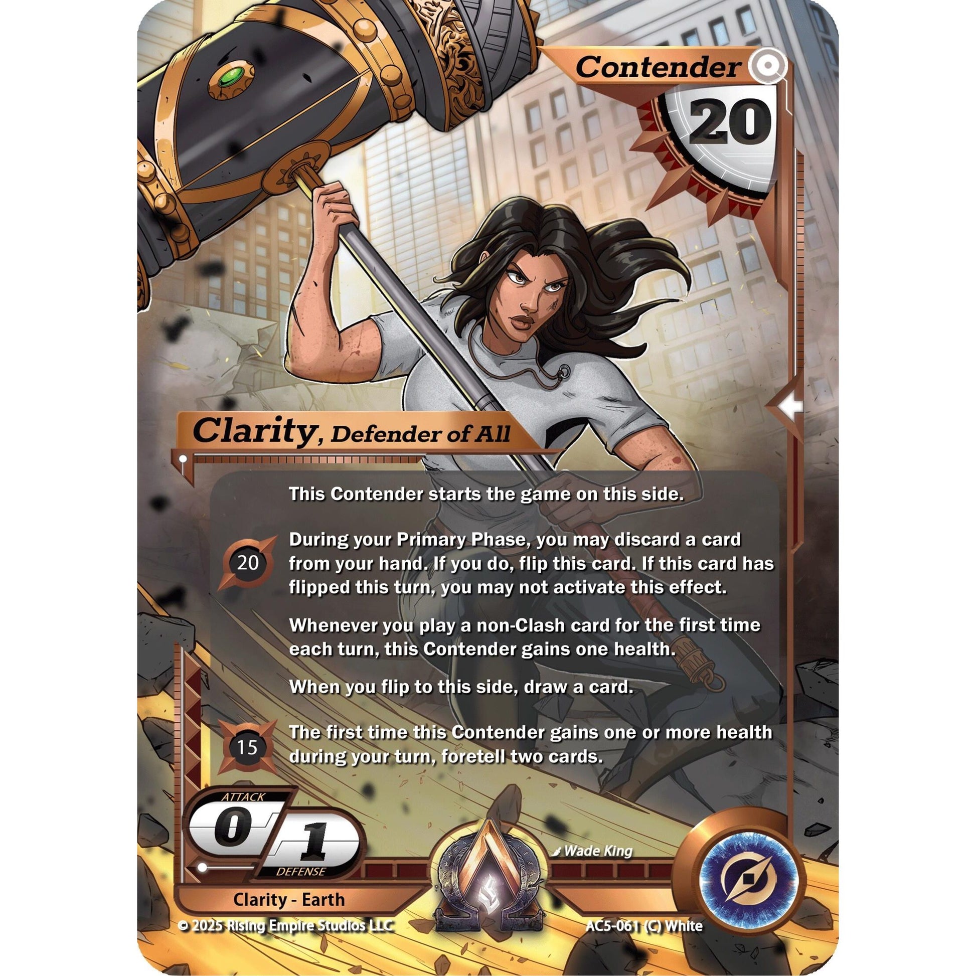 Image for Clarity, Defender of All (AC5-061) (AC5) - Alpha Clash