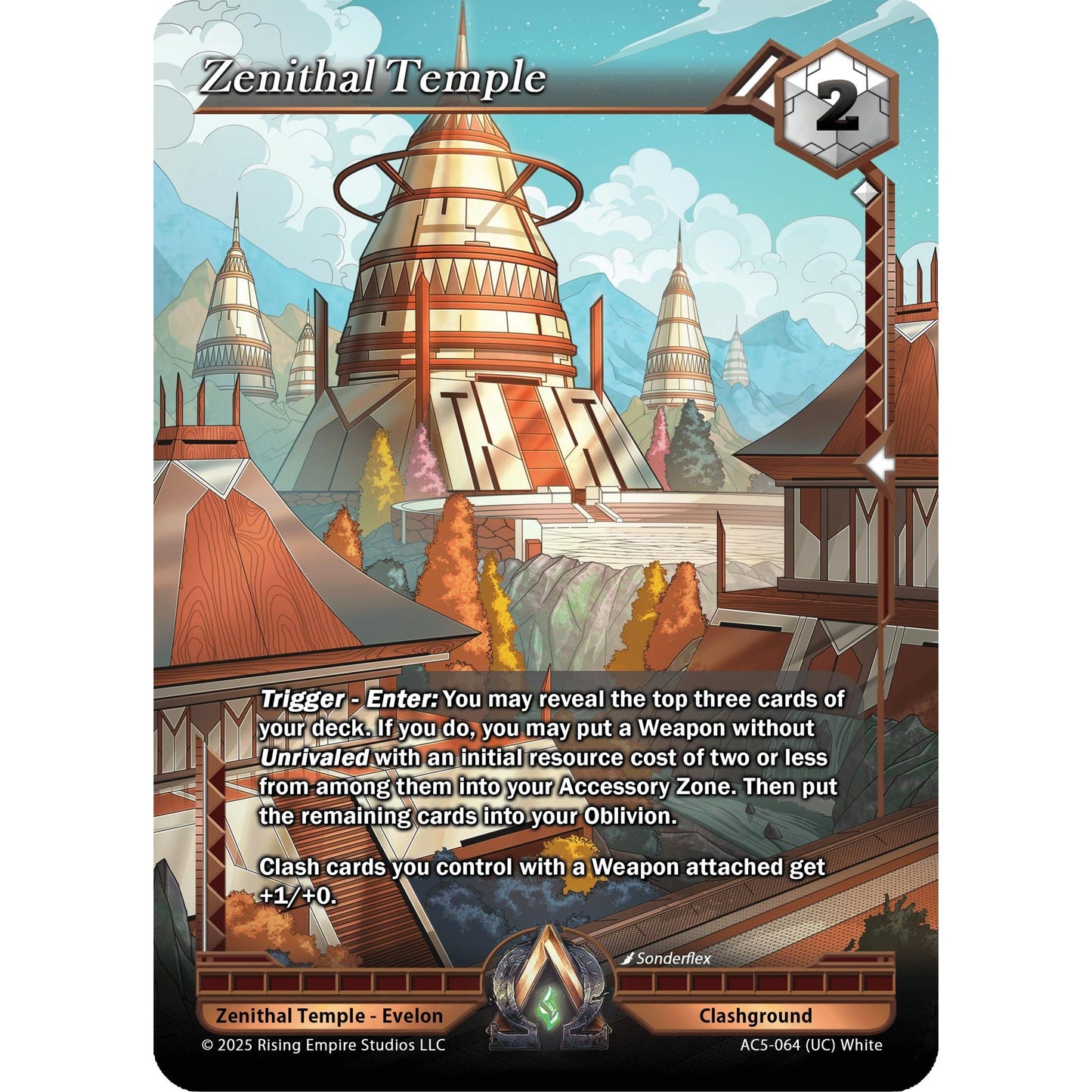 Image for Zenithal Temple (AC5-064) (AC5) - Alpha Clash