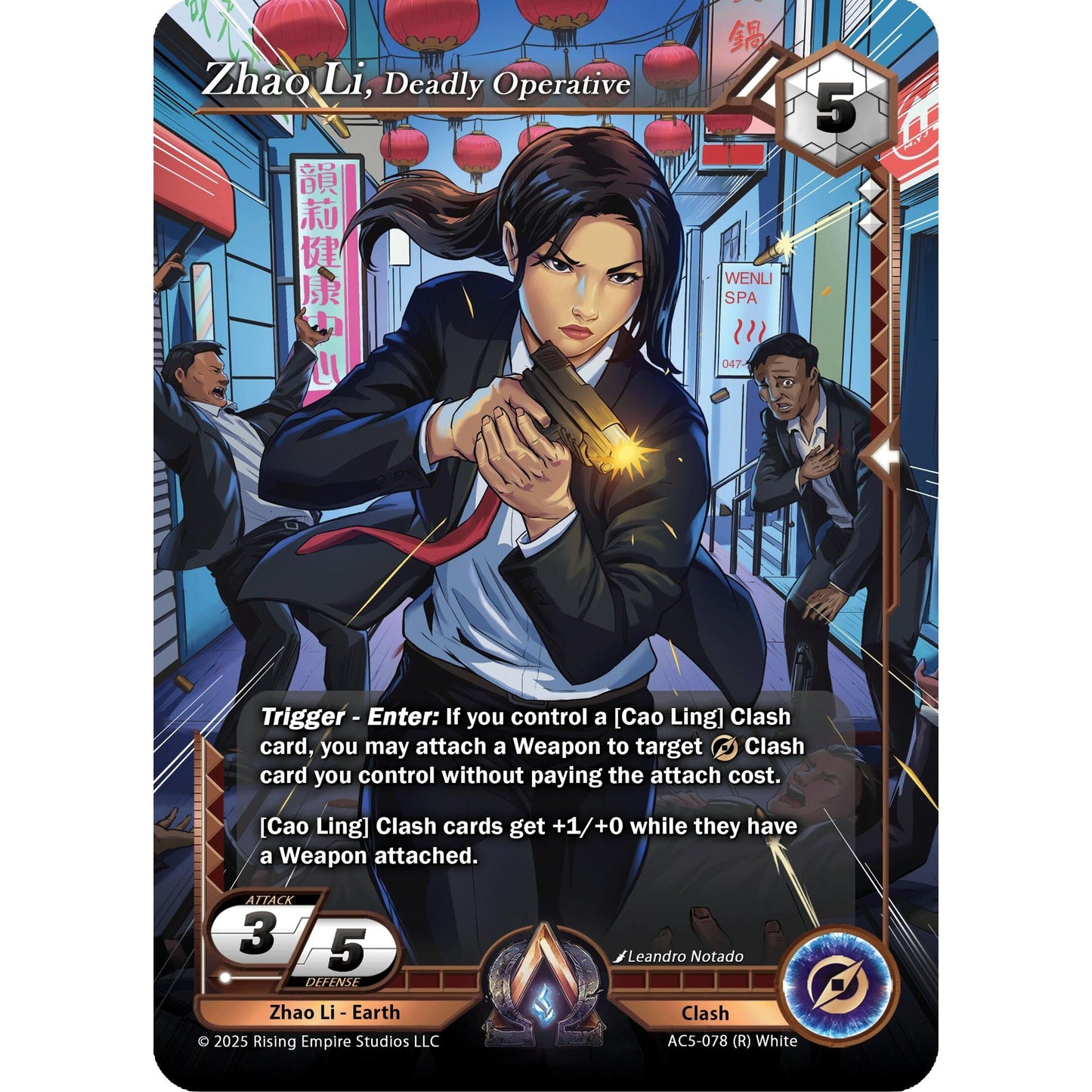 Image for Zhao Li, Deadly Operative (AC5-078) (AC5) - Alpha Clash