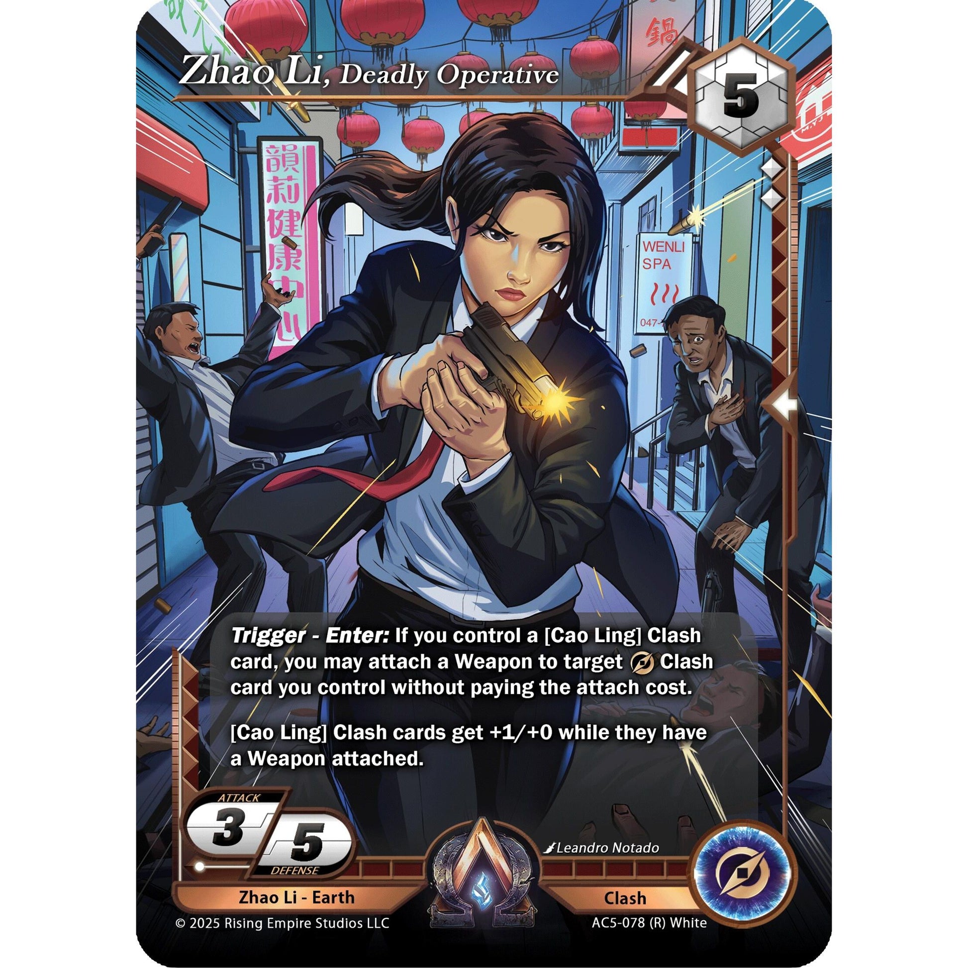 Image for Zhao Li, Deadly Operative (AC5-078) (AC5) - Alpha Clash