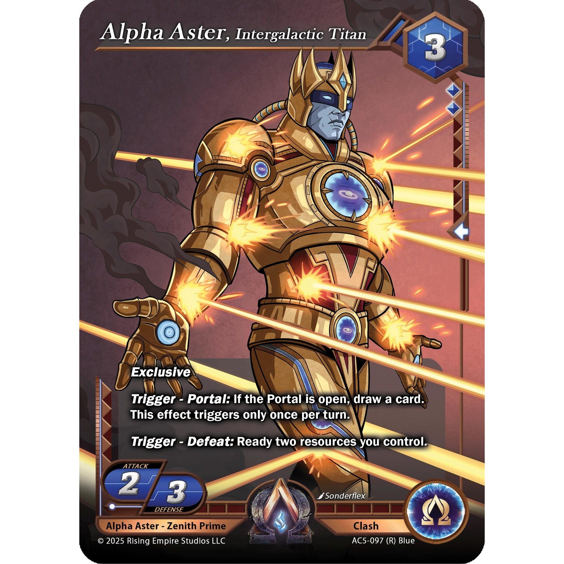 Image for Alpha Aster, Intergalactic Titan (AC5-097) (AC5) - Alpha Clash