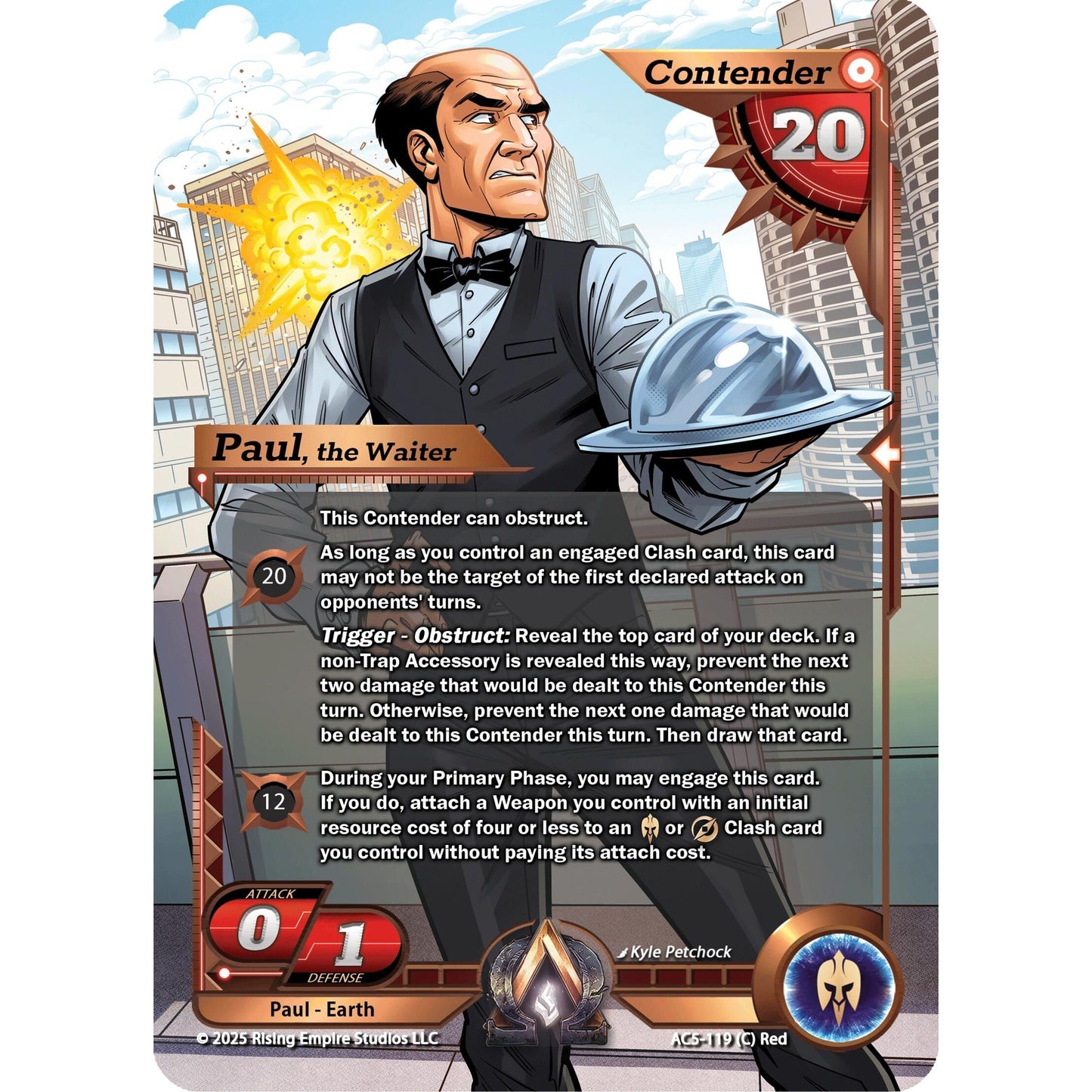Image for Paul, the Waiter (AC5-119) (AC5) - Alpha Clash
