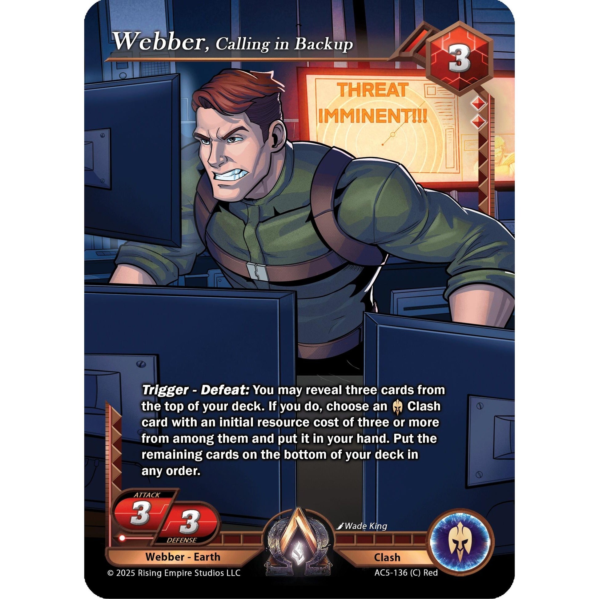 Image for Webber, Calling in Backup (AC5-136) (AC5) - Alpha Clash