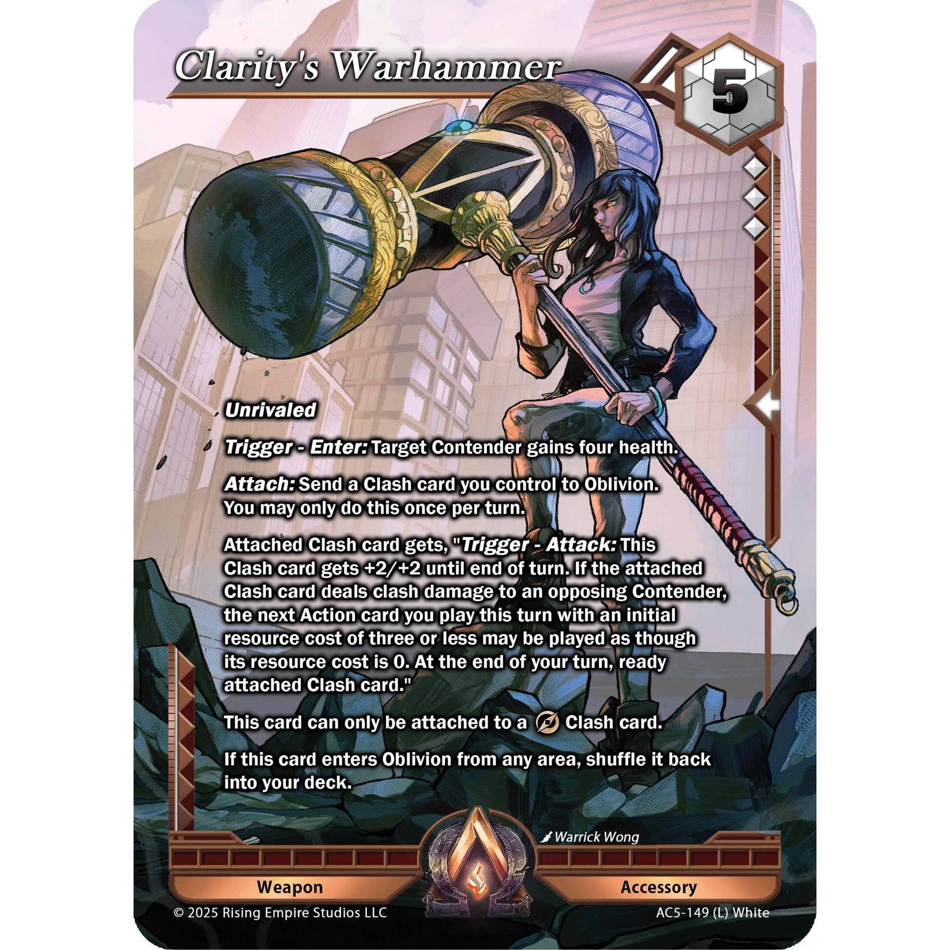Image for Clarity's Warhammer (AC5-149) (AC5) - Alpha Clash