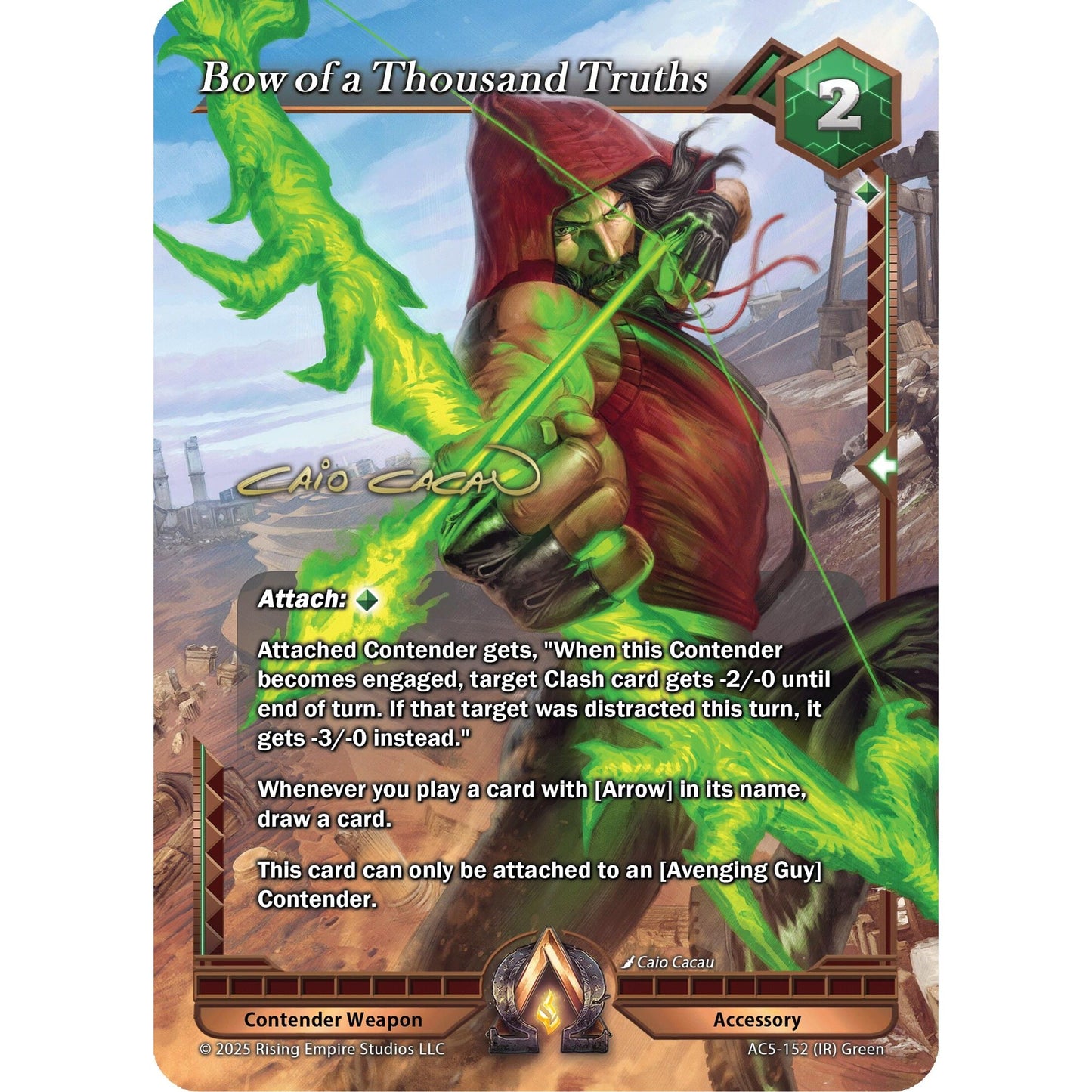 Image for Bow of a Thousand Truths (Iconic Rare) (AC5-152) (AC5) - Alpha Clash